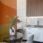 Amazing Style, Bright Colors, Balconies, 1br Near The Faculty Of Law 아파트 *