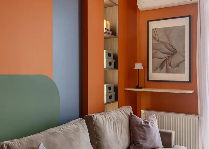 Apartment Amazing Style, Bright Colors, Balconies, 1br Near The Faculty Of Law